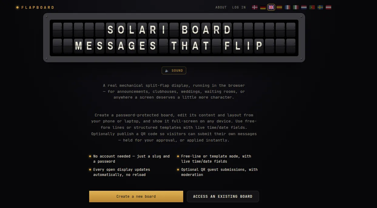 Flapboard